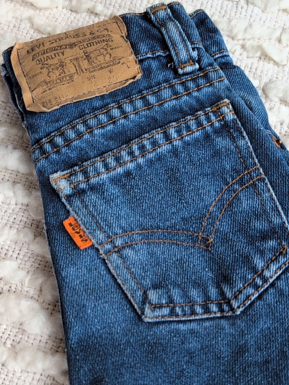 Levi's Orange Tab 210 Toddler Straight Leg 90s Mexico 4 Slim 8116 Wash